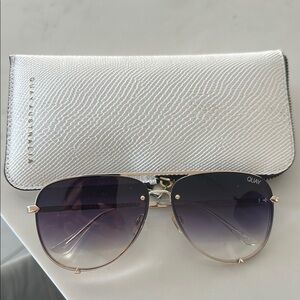 Quay High Key Rimless Sunglasses